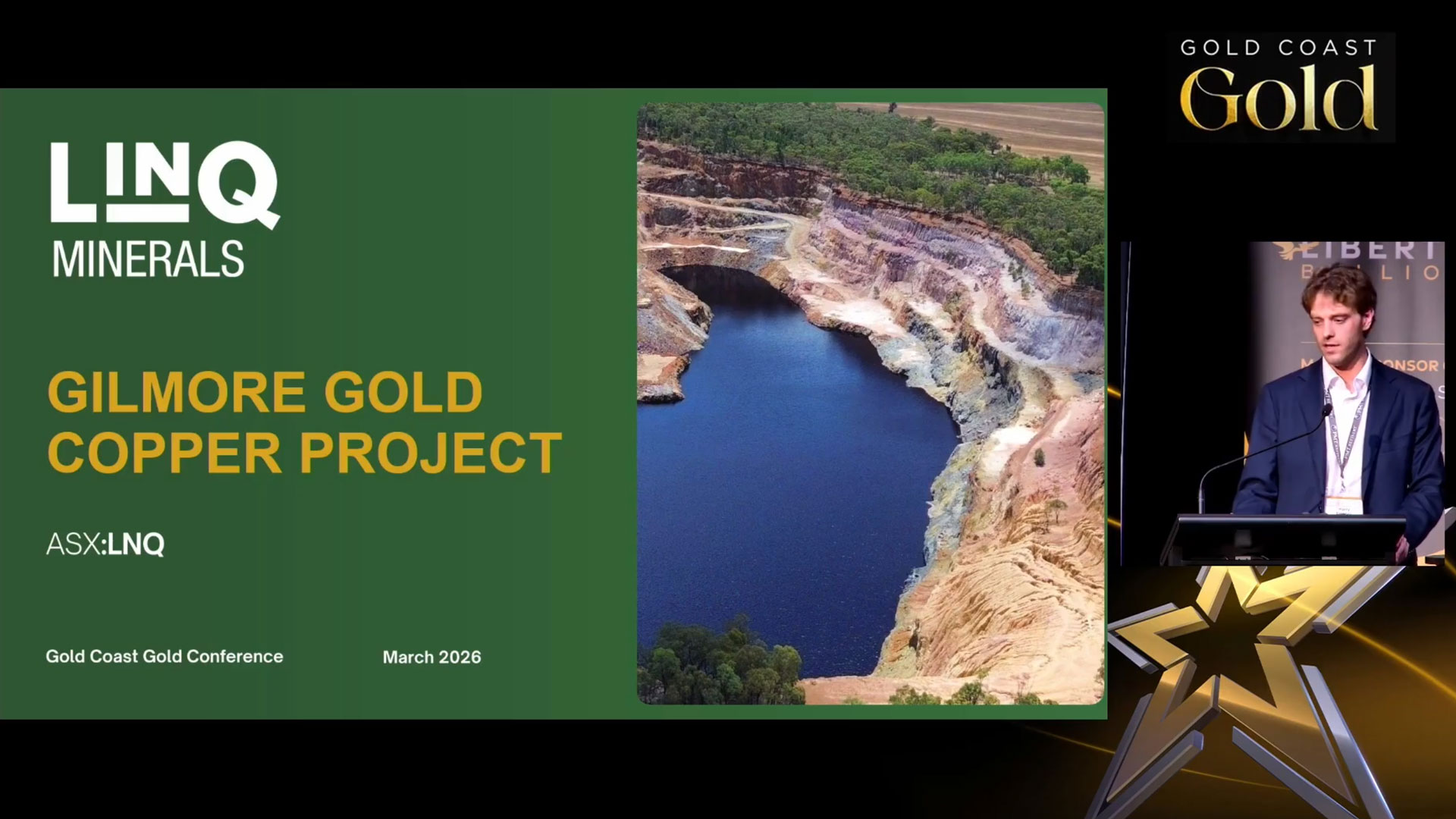 Harry Donner Presenting at Gold Coast Gold Conference