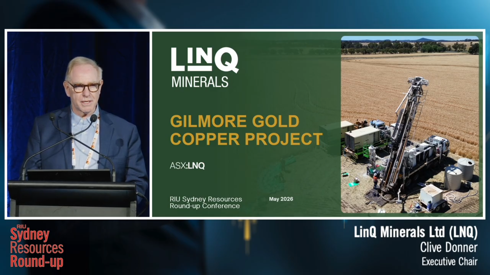 Clive Donner Presenting at RIU Sydney Resources Round-up 2026
